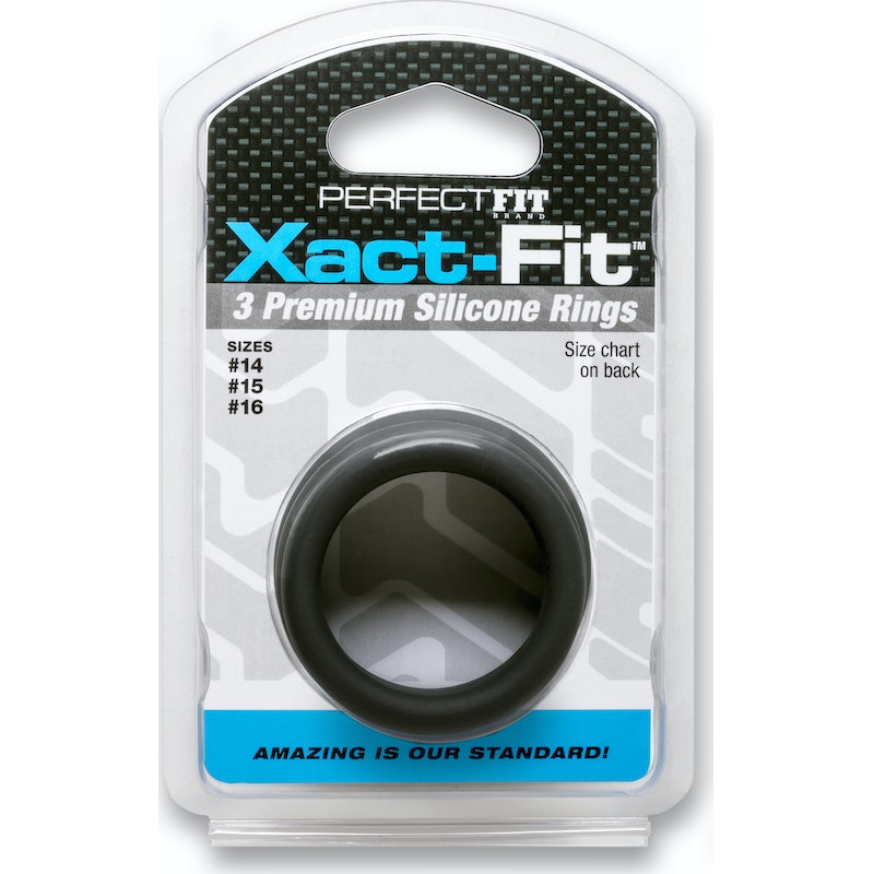 Xact-Fit Silicone Rings Medium 3 Ring Kit - Image 2