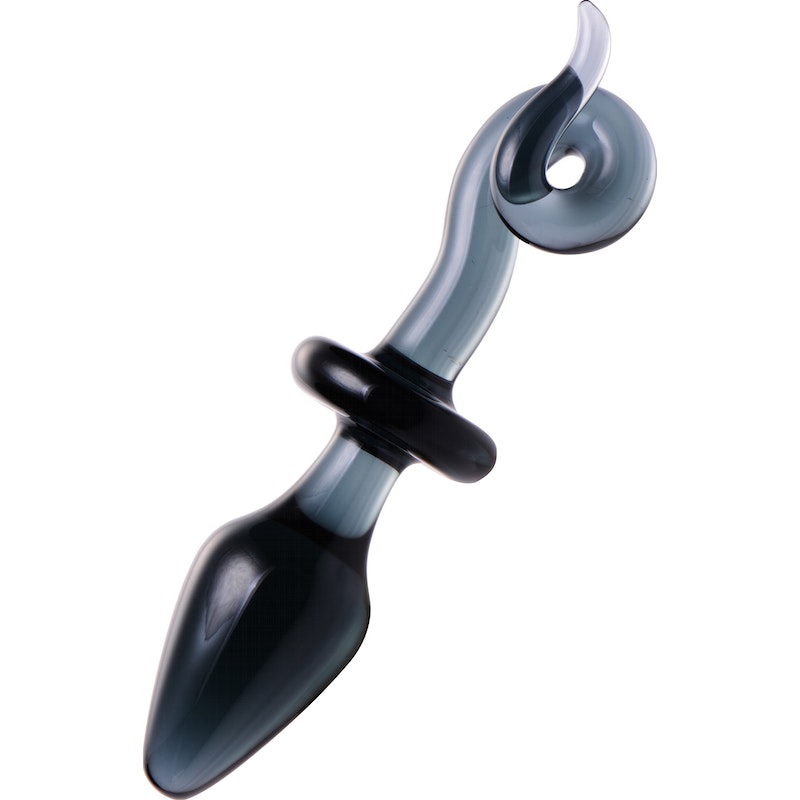 Swine Pig Tail Glass Anal Plug - Image 2