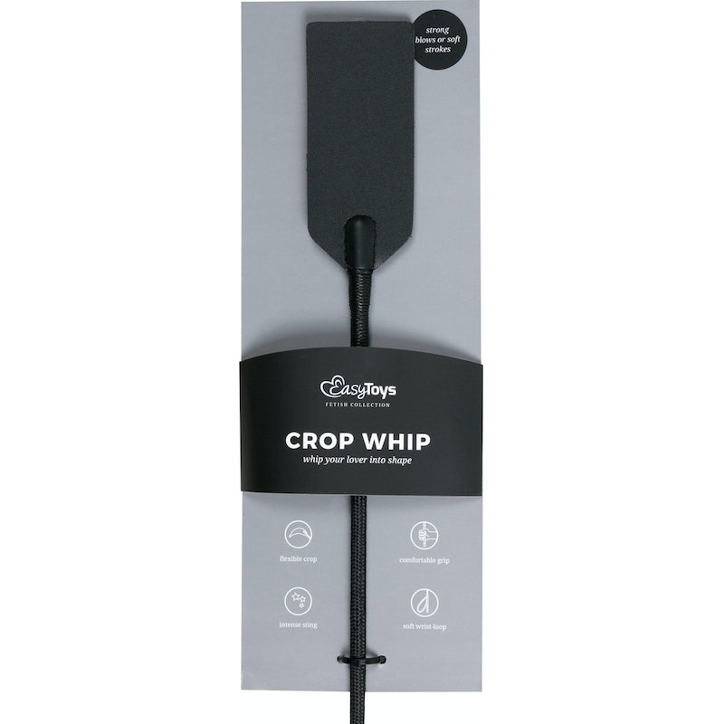 Rectangle Crop Whip Black - Image 3