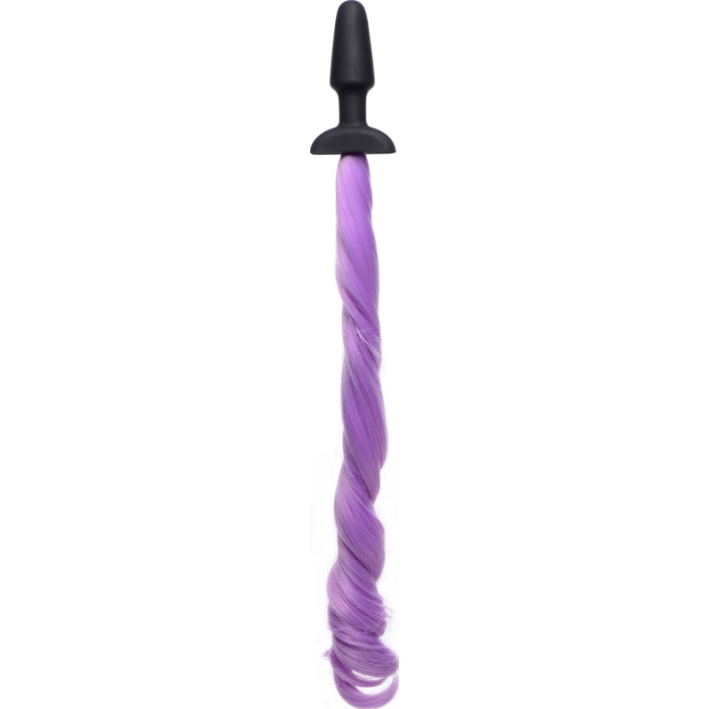 Pony Tail Anal Plug Purple - Image 2