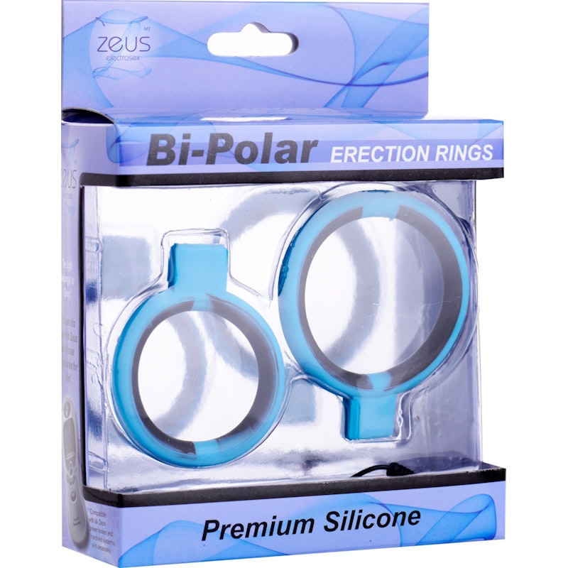 Zeus Bi-Polar Electrosex Cock Ring Set - Image 3