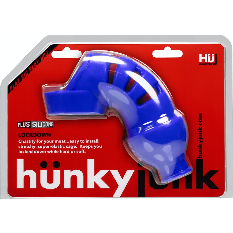 LOCKDOWN Cage Chastity by Hunkyjunk Cobalt - Image 2