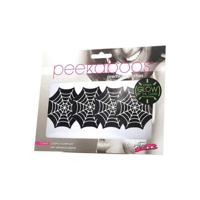 Glow In The Dark Webs Pasties - Image 2