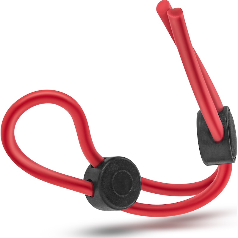 Stay Hard Silicone Double Loop Cock Ring Red - Image 3