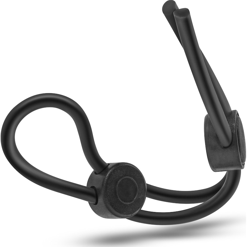 Stay Hard Silicone Double Loop Cock Ring Black - Image 3