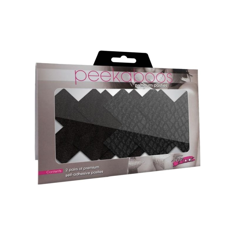 Classic Black X Pasties - Image 2