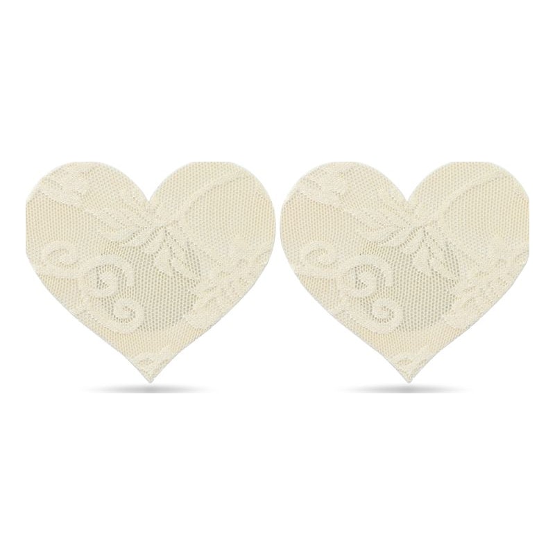 Lace Heart and Flower Nipple Pasties Twin Pack - Image 3