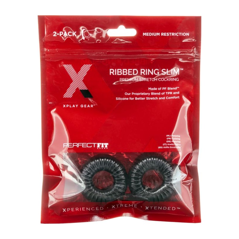 Xplay Ribbed Ring and Ribbed Ring Slim Combo Pack - Image 2