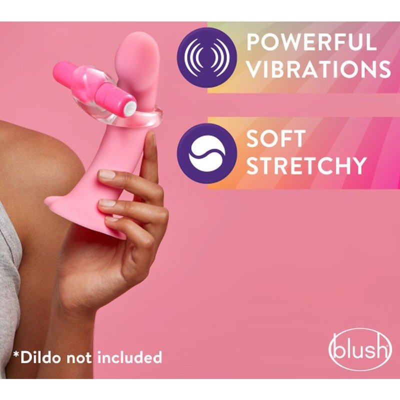 Play with Me Vibrating Cock Ring Pink - Image 2