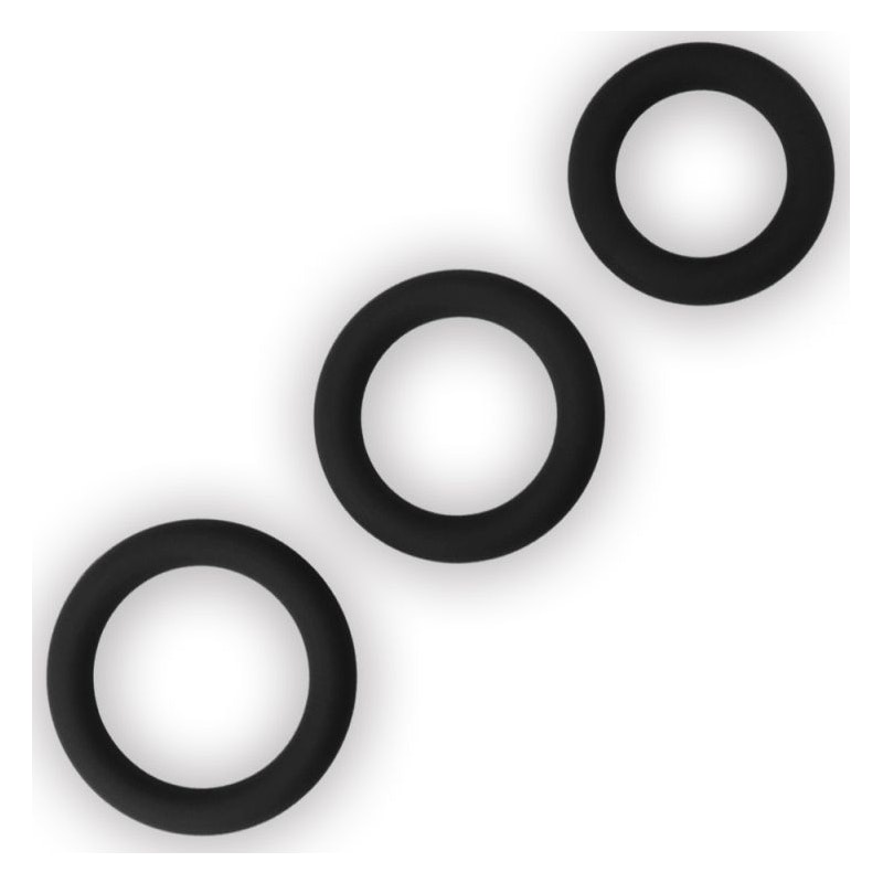 Silicone 3 Pc Cock Ring Set - Image 3