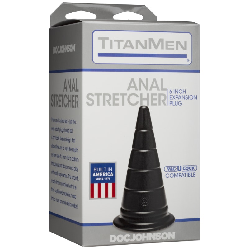 Anal Stretcher 6in Expansion Plug Black - Image 2