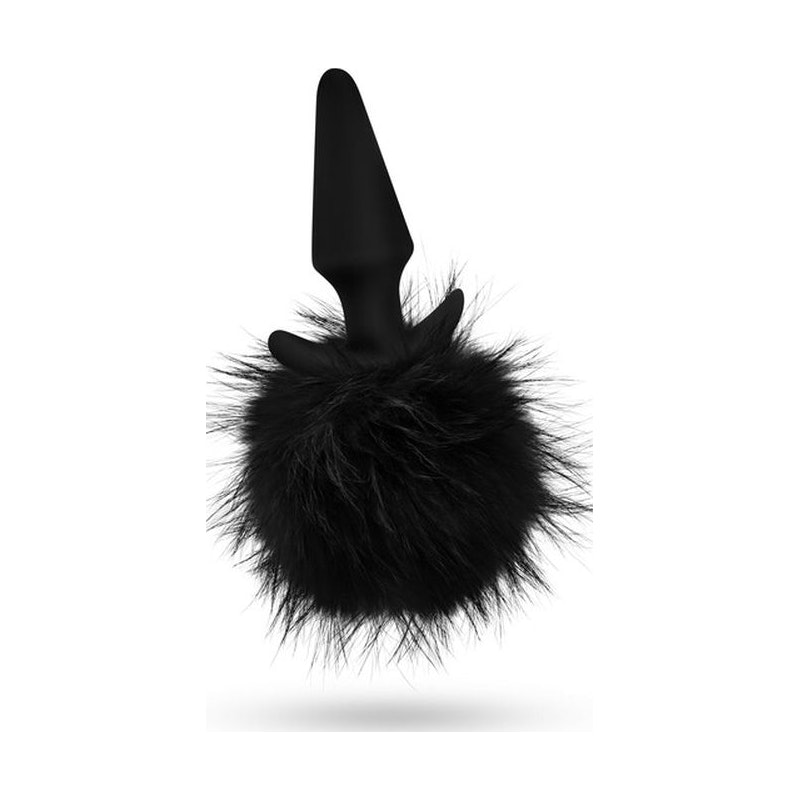 Anal Adventures Platinum Rabbit Tail Plug - Image 2