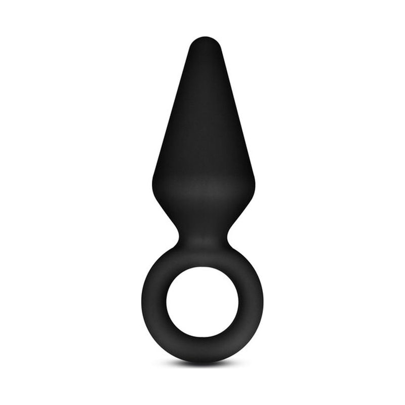 Anal Adventures Platinum Silicone Anal Loop Plug Small - Image 2