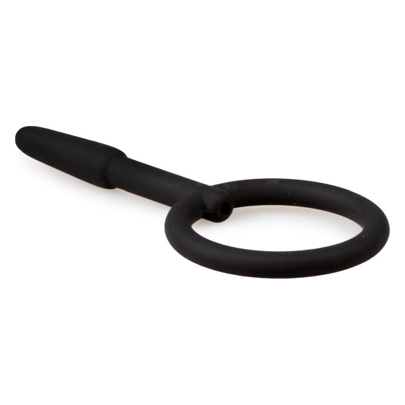 Hollow Silicone Penis Plug With Pull Ring - Image 3