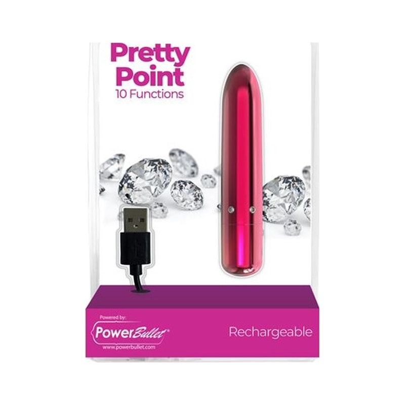 Pretty Point 4in Power Bullet Pink - Image 3