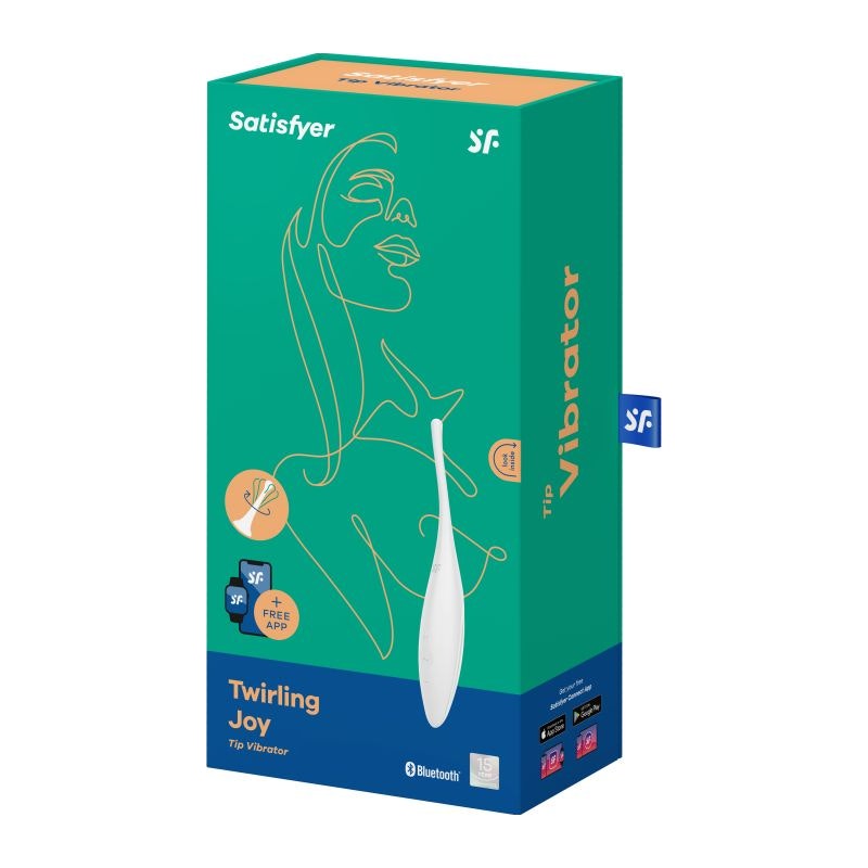 Satisfyer Twirling Joy Tip Stimulator White - Image 2