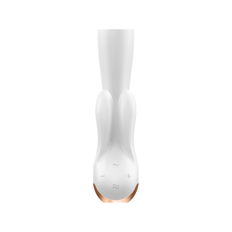 Satisfyer Double Flex App Rabbit Vibrator White - Image 3