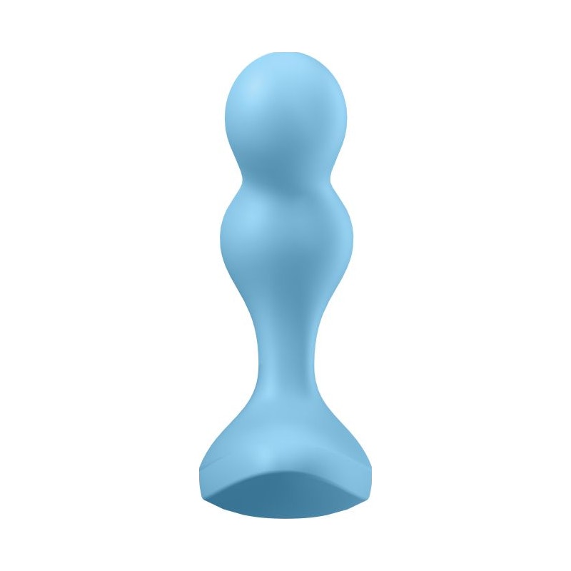 Satisfyer Deep Diver Vibrating Connect App Anal Plug Blue - Image 3