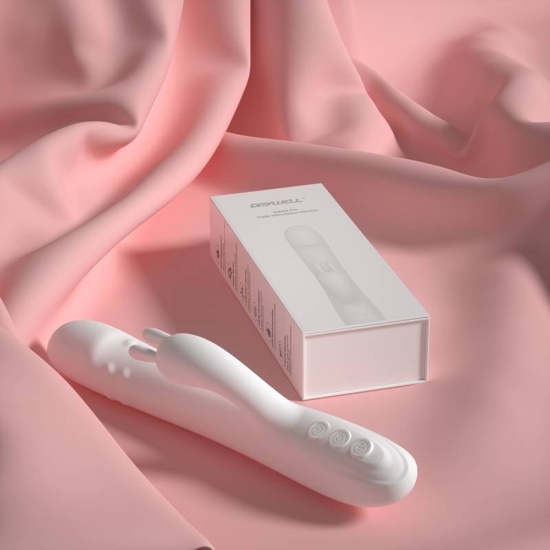 Rabbit Pro Thrusting Vibrator White - Image 2