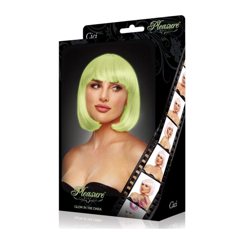Cici Wig Glow In The Dark Pink - Image 3