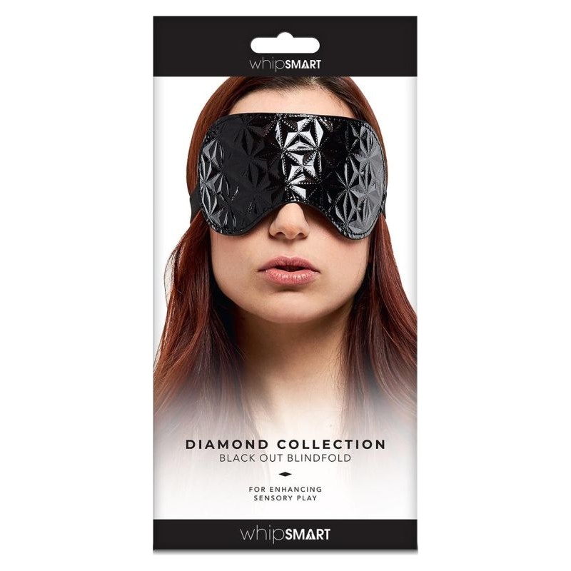 Whip Smart Diamond Blindfold Black - Image 2