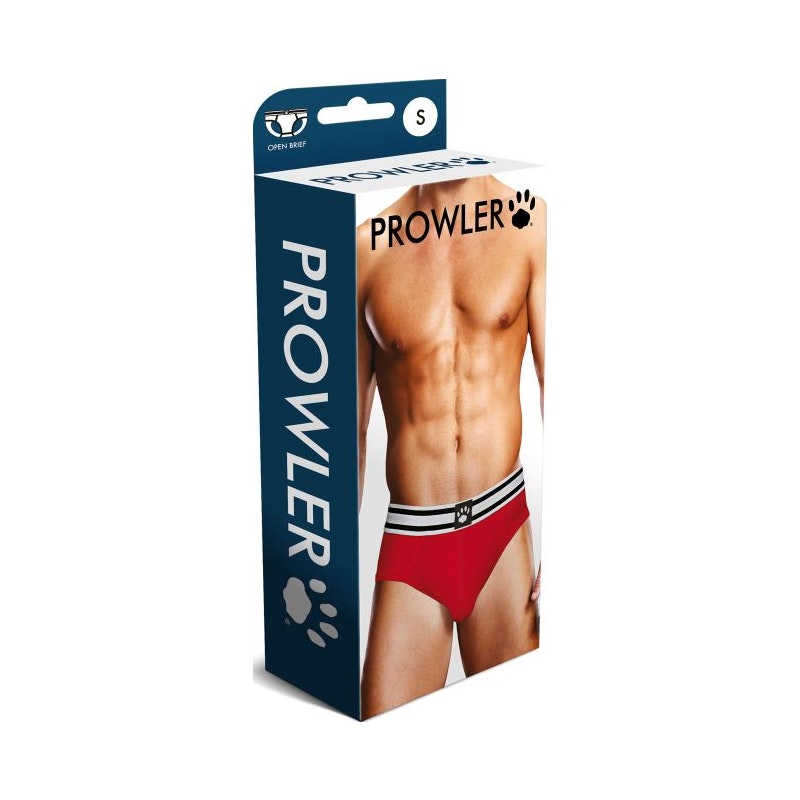 Prowler Open Back Brief Red/White - Image 3