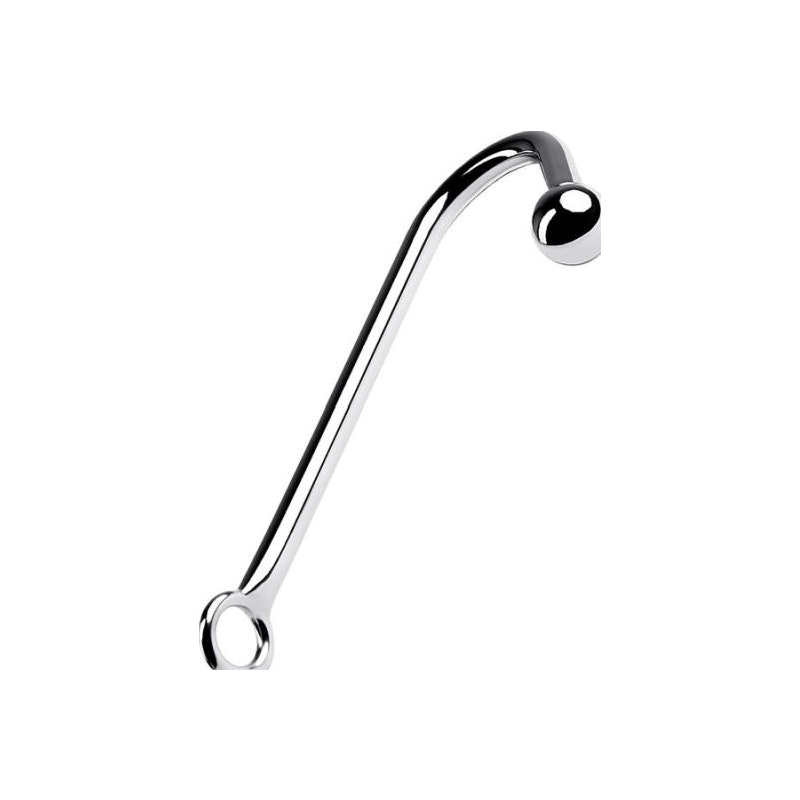 Silver Metal Anal Hook w Ball - Image 2