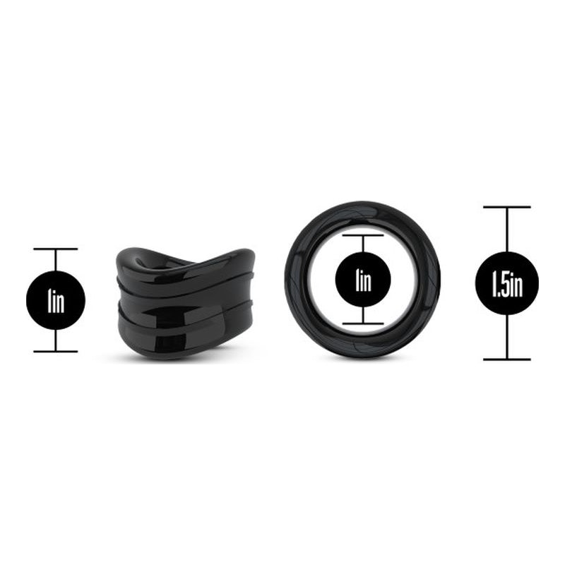Stay Hard Beef Ball Stretcher Snug 1inch Black - Image 3