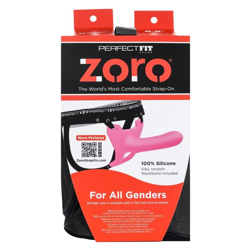Zoro Strap-On 6.5in Pink - Image 2